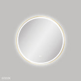Fienza Reba LED Urban Brass Framed Mirror, 700mm